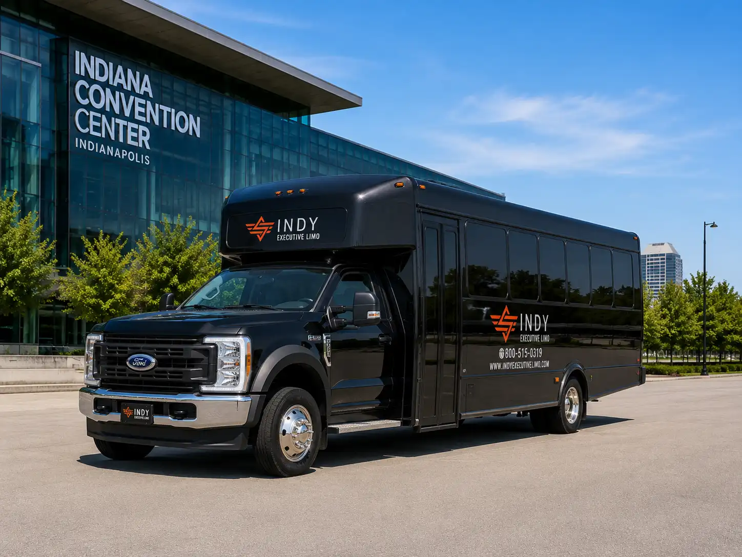 Mini Bus Rental Indianapolis - Executive Mini Coach for up to 28 Passengers